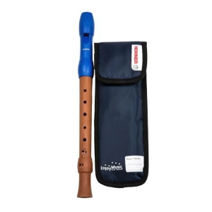 Flauta Hohner Mixta Boquilla Azul Digitación Barroca 3P 9584-2