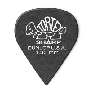 Bolsa 72 Púas Dunlop 412R-135 Tortex Sharp 1.35mm