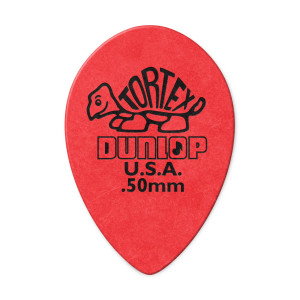 Bolsa 36 Púas Dunlop 423R-050 Tortex Small Teardrop 0.50mm