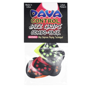 Bolsa 6 Púas Dava 9024 Control Jazz Grips Delrin