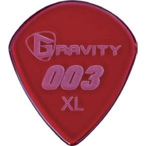 Púa Gravity 003 Jazz3XL 1.5mm Mate Roja G003XM