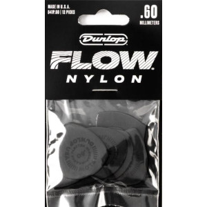 Bolsa 12 Púas Dunlop 541P-060 Flow Nylon 0.60mm Pickers