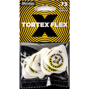 Bolsa 12 Púas Dunlop 428XP-073 Tortex Flex X 0.73mm Pickers