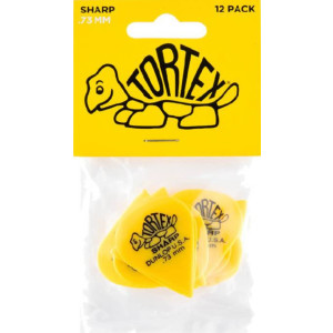 Player´s Pack 12 Púas Dunlop 412P-073 Tortex Sharp 0.73mm