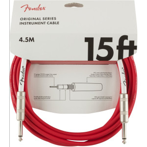 Cable Jack Fender 0515-010 Original Series Rojo 4,5m