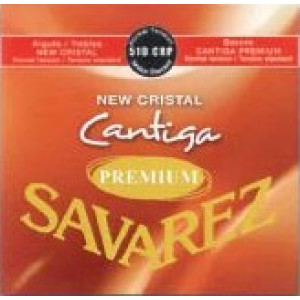 Juego Savarez New Crystal Cantiga Premium Roja Clasica 510-CRP