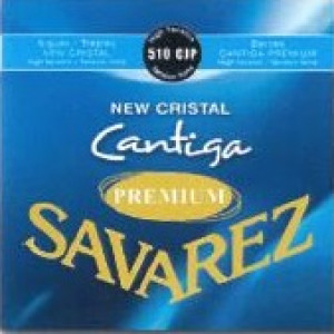 Juego Savarez New Crystal Cantiga Premium Azul Clasica 510-CJP