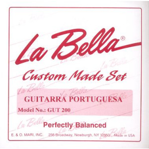 Juego Guitarra Portuguesa La Bella GUT-200