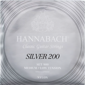 Juego Hannabach Silver 200 Clásica 900-MLT