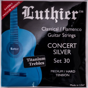 Juego Cuerdas Luthier 30 Titanium Clásica LU-30T
