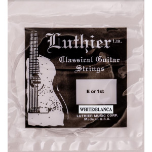 Cuerda 1ª Luthier Blanca Clásica LU-W1-30