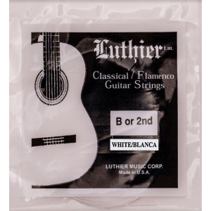 Cuerda 2ª Luthier Blanca Clásica LU-W2-30