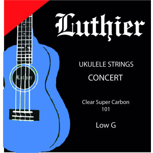 Juego Cuerdas Luthier Ukelele Concert G Low LU-UCOL