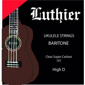 Juego Cuerdas Luthier Ukelele Barítono D High LU-UBAH
