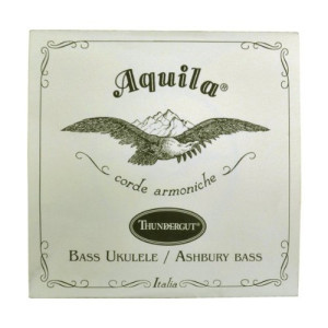 Juego Cuerdas Ukelele Bajo y Ashbory Bass Aquila 68-U