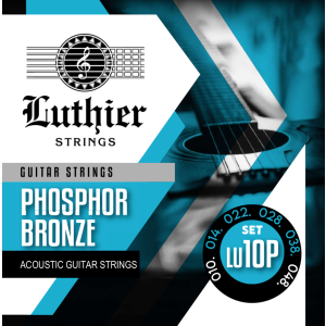 Juego Cuerdas Guitarra Acústica Luthier LU-10P Phosphor Bronze 010/048