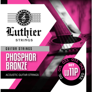 Juego Cuerdas Guitarra Acústica Luthier LU-11P Phosphor Bronze 011/052