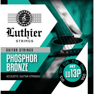 Juego Cuerdas Guitarra Acústica Luthier LU-13P Phosphor Bronze 013/056