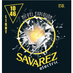 Juego Cuerdas Guitarra Eléctrica Savarez Explosion X50L 010-046