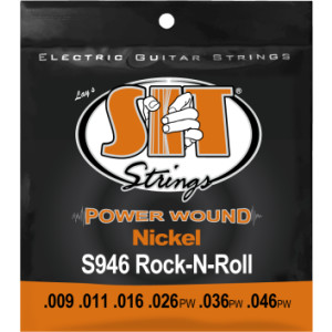 Juego Cuerdas Guitarra Eléctrica SIT Powerwound S946 009-046