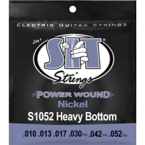 Juego Cuerdas Guitarra Eléctrica SIT Powerwound S1052 010-052