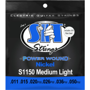 Juego Cuerdas Guitarra Eléctrica SIT Powerwound S1150 011-050