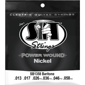 Juego Cuerdas Guitarra Eléctrica SIT Powerwound SB1358 013-058