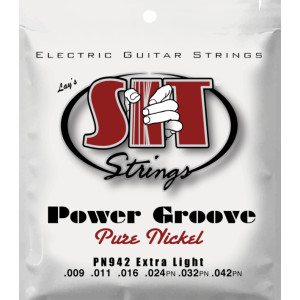 Juego Cuerdas Guitarra Eléctrica SIT Power Groove PN942 009-042
