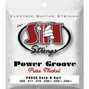 Juego Cuerdas Guitarra Eléctrica SIT Power Groove PN946 009-046