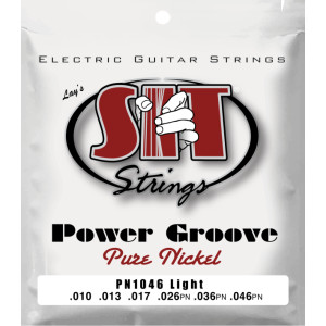 Juego Cuerdas Guitarra Eléctrica SIT Power Groove PN1046 010-046