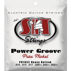 Juego Cuerdas Guitarra Eléctrica SIT Power Groove PN1052 010-052