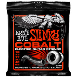 Juego Ernie Ball Eléctrica Slinky Cobalt 2715 (10-52)