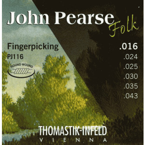 Juego Acústica Thomastik John Pearse PJ-116 16-43