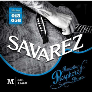 Juego Cuerdas Guitarra Acústica Savarez A140M Phosphore Bronze 013-056