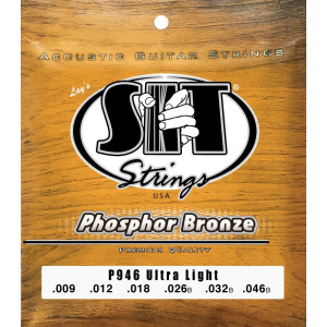Juego Cuerdas Guitarra Acústica SIT Phosphor Bronze P946 009-046