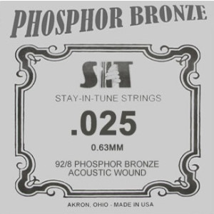 Cuerda Guitarra Acústica Phosphor Bronze SIT .025B