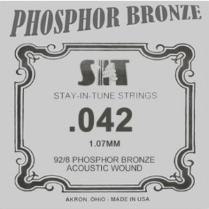 Cuerda Guitarra Acústica Phosphor Bronze SIT .042B