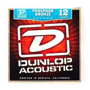 Juego Dunlop Acústica Phosphor Bronze DAP1254 12-54