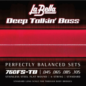 Juego La Bella Bajo Deep Talkin´ Bass Flatwound 760-FS-TB (045-105)