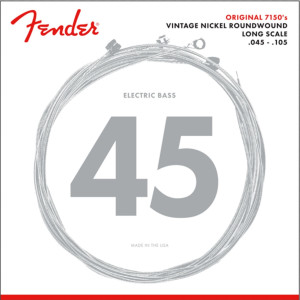 Juego Cuerdas Bajo Eléctrico Fender 7150-M Original 45-105