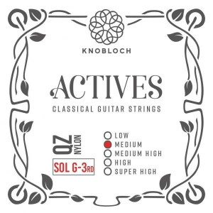 Cuerda 3ª Knobloch Clásica Actives QZ Nylon Medium Tension 303AQZ