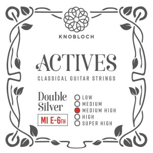 Cuerda 6ª Knobloch Clásica Actives D.Silver Medium High Tens 406ADS