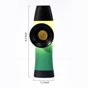 Kazoo Ripple Phono Kazoo plástico amarillo/verde