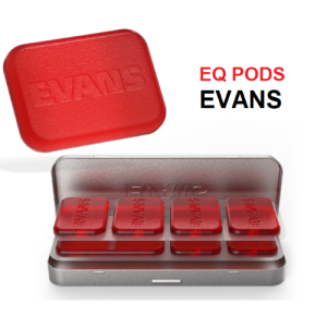 Caja 8 Pastillas Gel Evans EQPODS drum damper