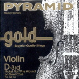 Cuerda 3ª Pyramid Gold Violin 1/2 108103