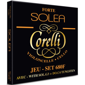 Juego Cello Corelli Solea 680-F Forte