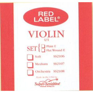 Juego Violín Super-Sensitive Red Label 210 1/4