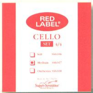 Juego Cello Super-Sensitive Red Label 610