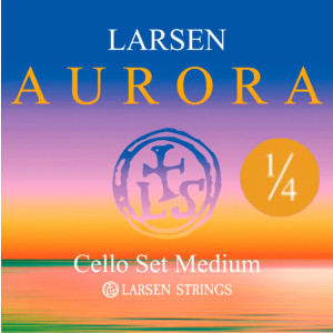 Juego Cuerdas Cello Larsen Aurora 1/4