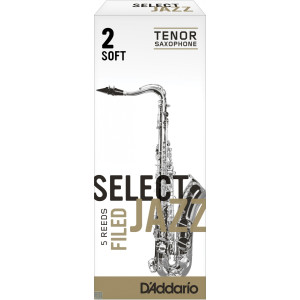 Caja 5 Cañas Saxo Tenor Rico Select Jazz 2 Suave Filed